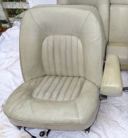 Rover P5B Seat Restoration Before